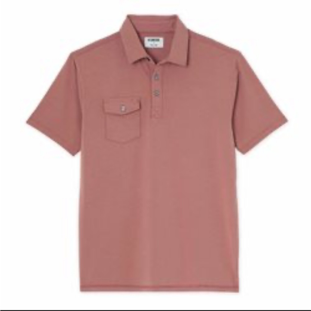 Linksoul Coast Highway Classic Knit Polo Mens L Rustic Short Sleeve Tempus Fugit